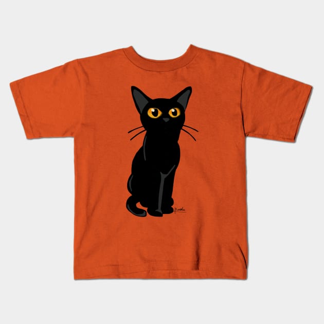 Looking at something Kids T-Shirt by BATKEI